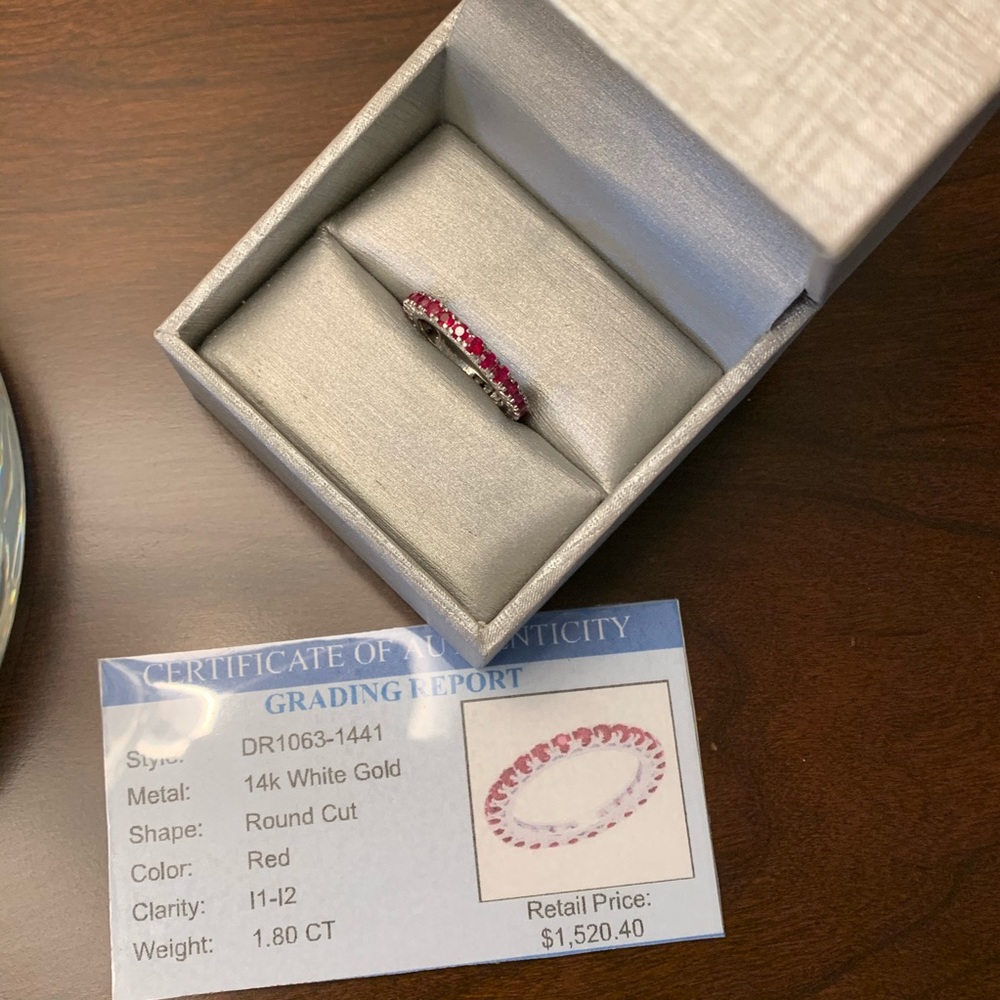 Ruby Eternity Band - Picture 4 of 4
